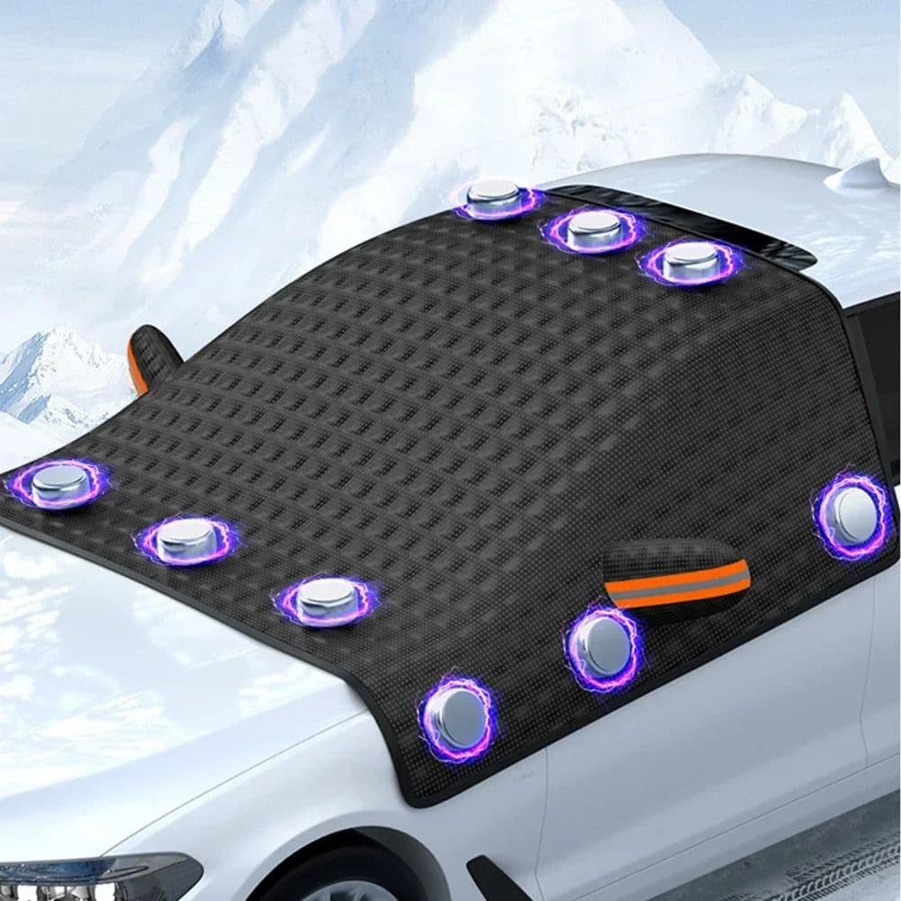 Magnetic Car Windshield Snow Cover Large, Anti-Freeze Windshield Protector image 7