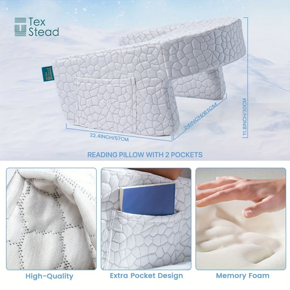 ComfyArm Desk Pillow, Ergonomic Support & Plush Comfort image 6