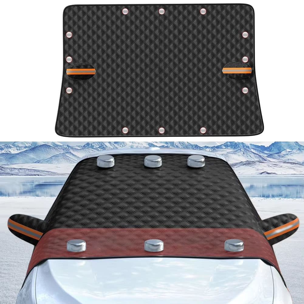 Magnetic Car Windshield Snow Cover Large, Anti-Freeze Windshield Protector image 10