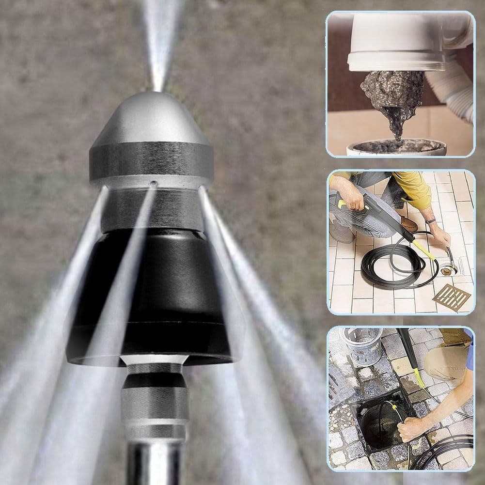 High-Pressure Nozzle Jet Cleaning Tool Sewer Jetter Kit for Pressure Washer image 4