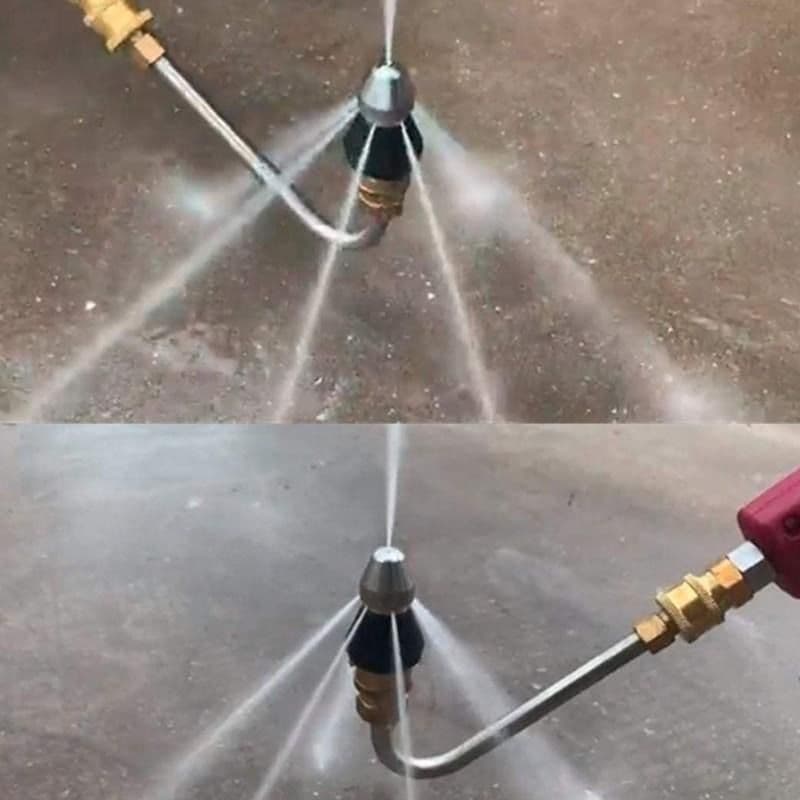 High-Pressure Nozzle Jet Cleaning Tool Sewer Jetter Kit for Pressure Washer image 3