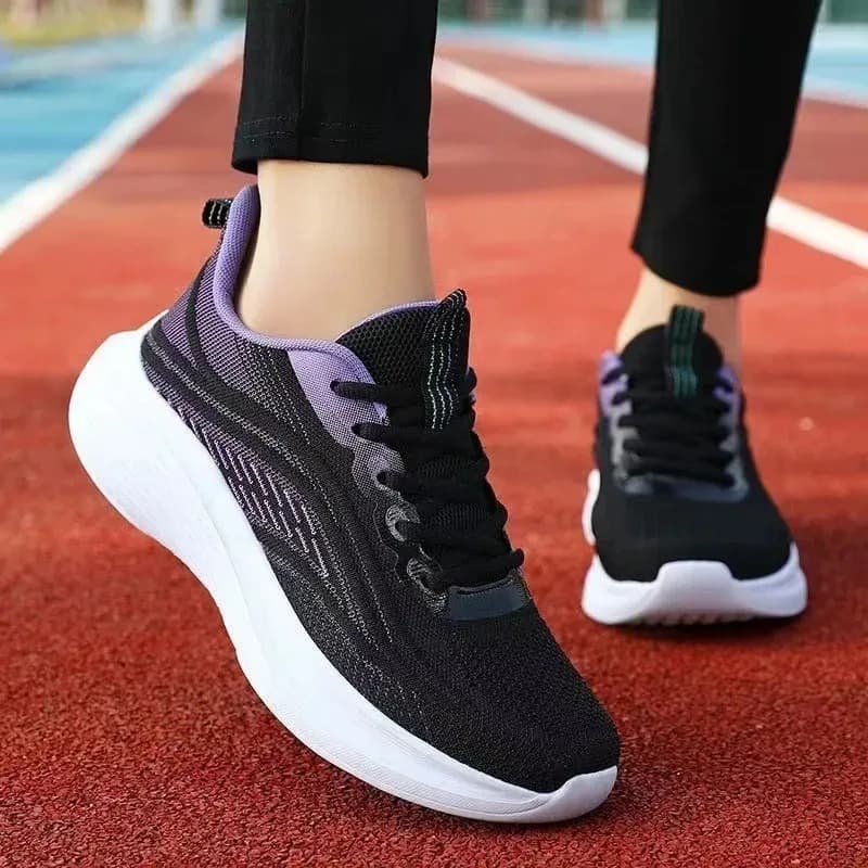 Women Casual Running Sneakers, Summer Fashion Anti-Slip Mesh Breathable Athletic Shoes for Tennis & Hiking image 2