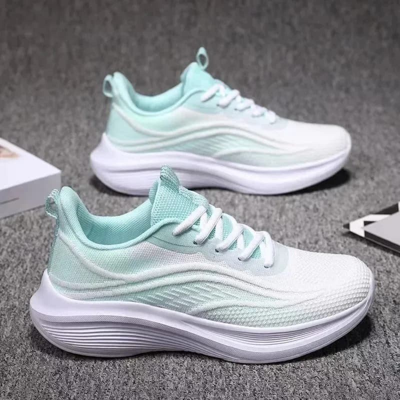 Women Casual Running Sneakers, Summer Fashion Anti-Slip Mesh Breathable Athletic Shoes for Tennis & Hiking image 3