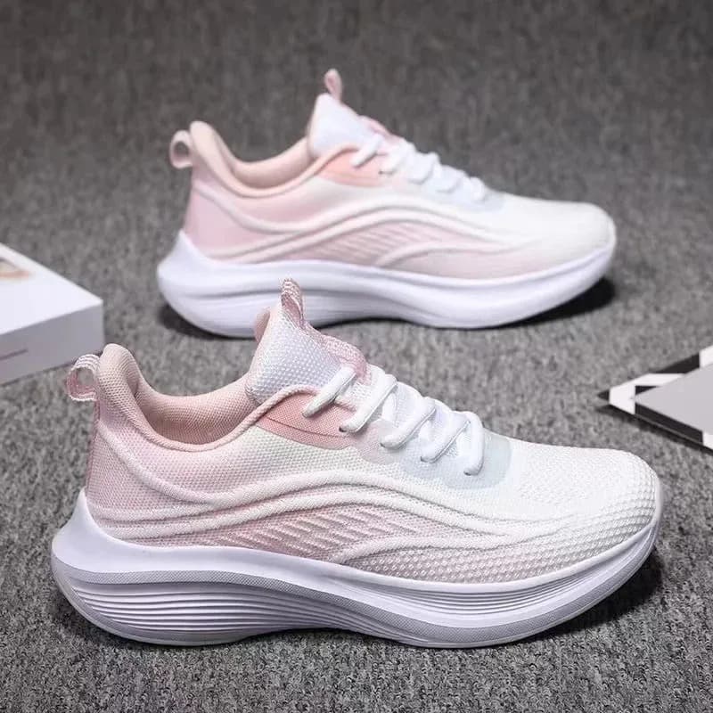Women Casual Running Sneakers, Summer Fashion Anti-Slip Mesh Breathable Athletic Shoes for Tennis & Hiking image 5