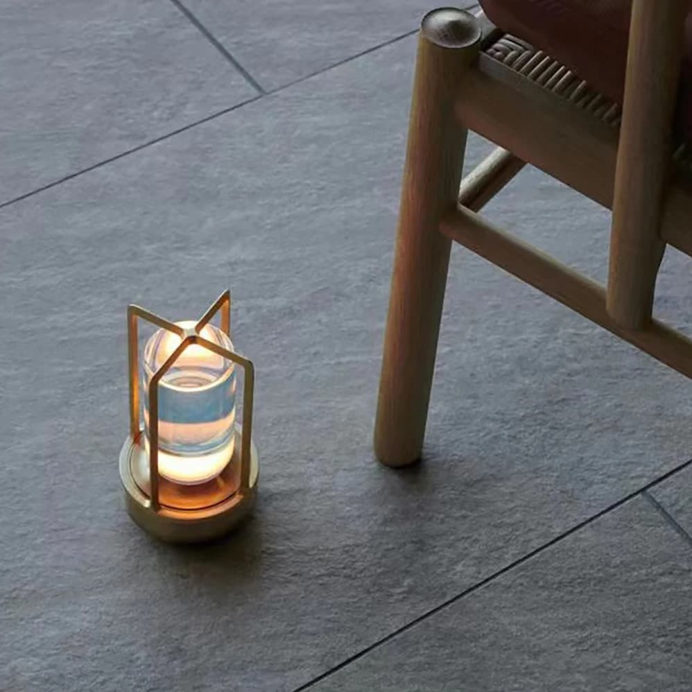 Rechargeable Cordless Crystal Table Lamp – Portable Battery Desk Light, LED Crystal Lantern Lamp for Home & Restaurant image 5