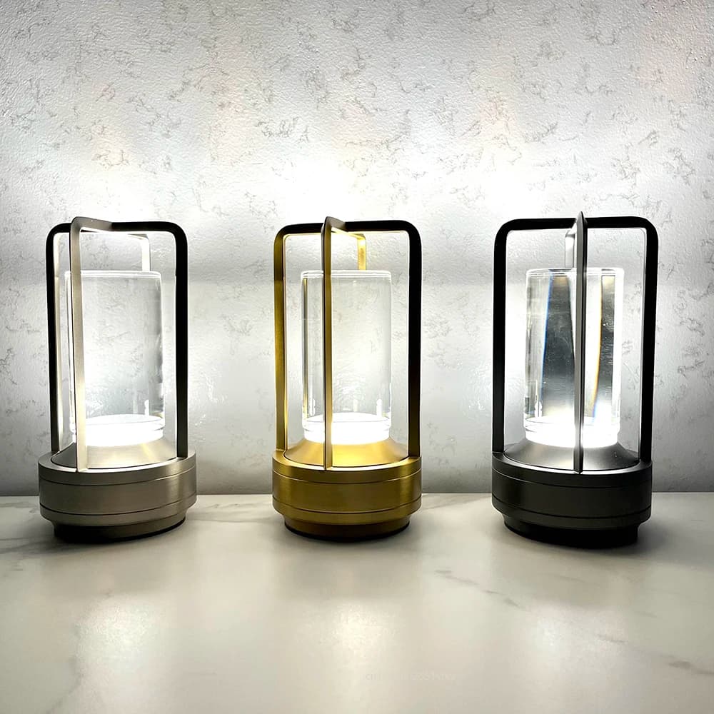 Rechargeable Cordless Crystal Table Lamp – Portable Battery Desk Light, LED Crystal Lantern Lamp for Home & Restaurant image 7