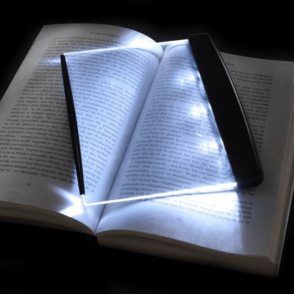 Creative LED Book Light, Flat Panel Night Vision Light for Eye Protection and Comfort image 9