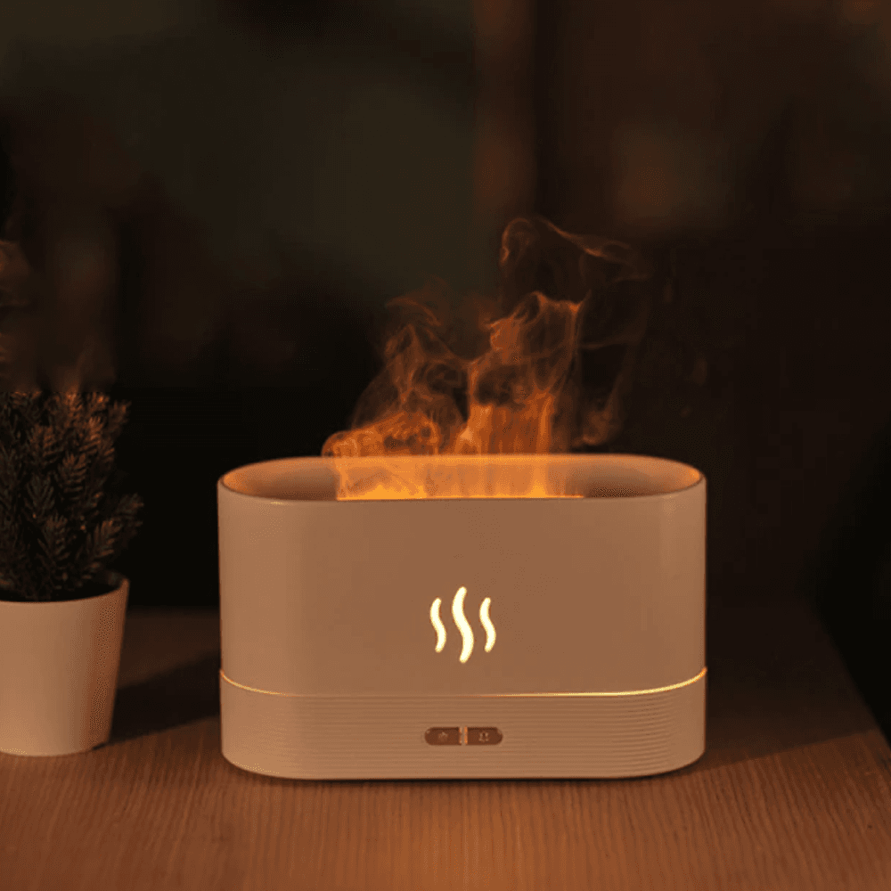 Flame Mist Humidifier | Realistic Firelight Aromatherapy Diffuser for Cozy & Relaxing Spaces image 7