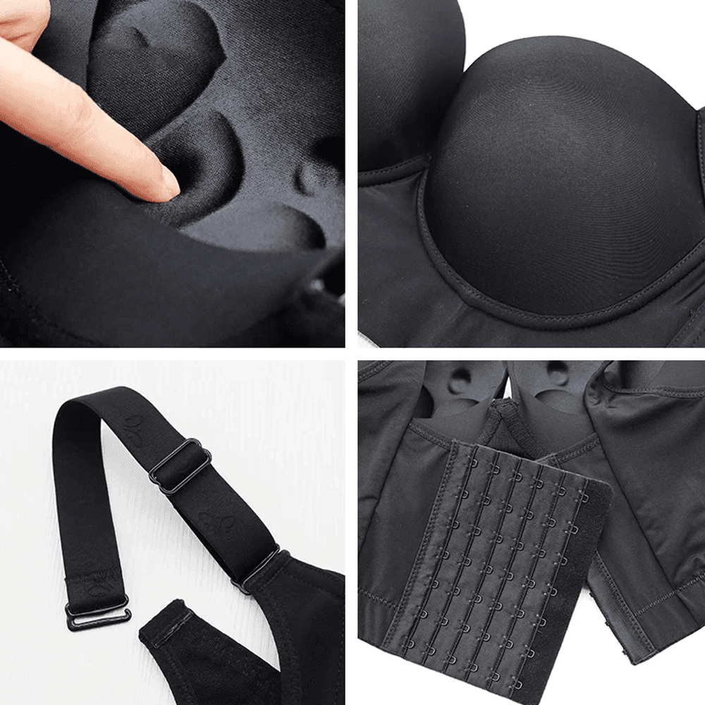 Full Coverage Shapewear Bra for Back Fat with Seamless Support image 8