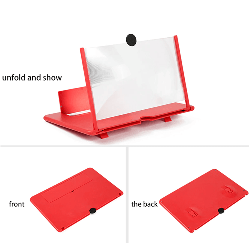 Phone Screen Magnifier Amplifier, HD Video Magnifying Glass, Folding Design for Smart Phone Bracket Holder image 10