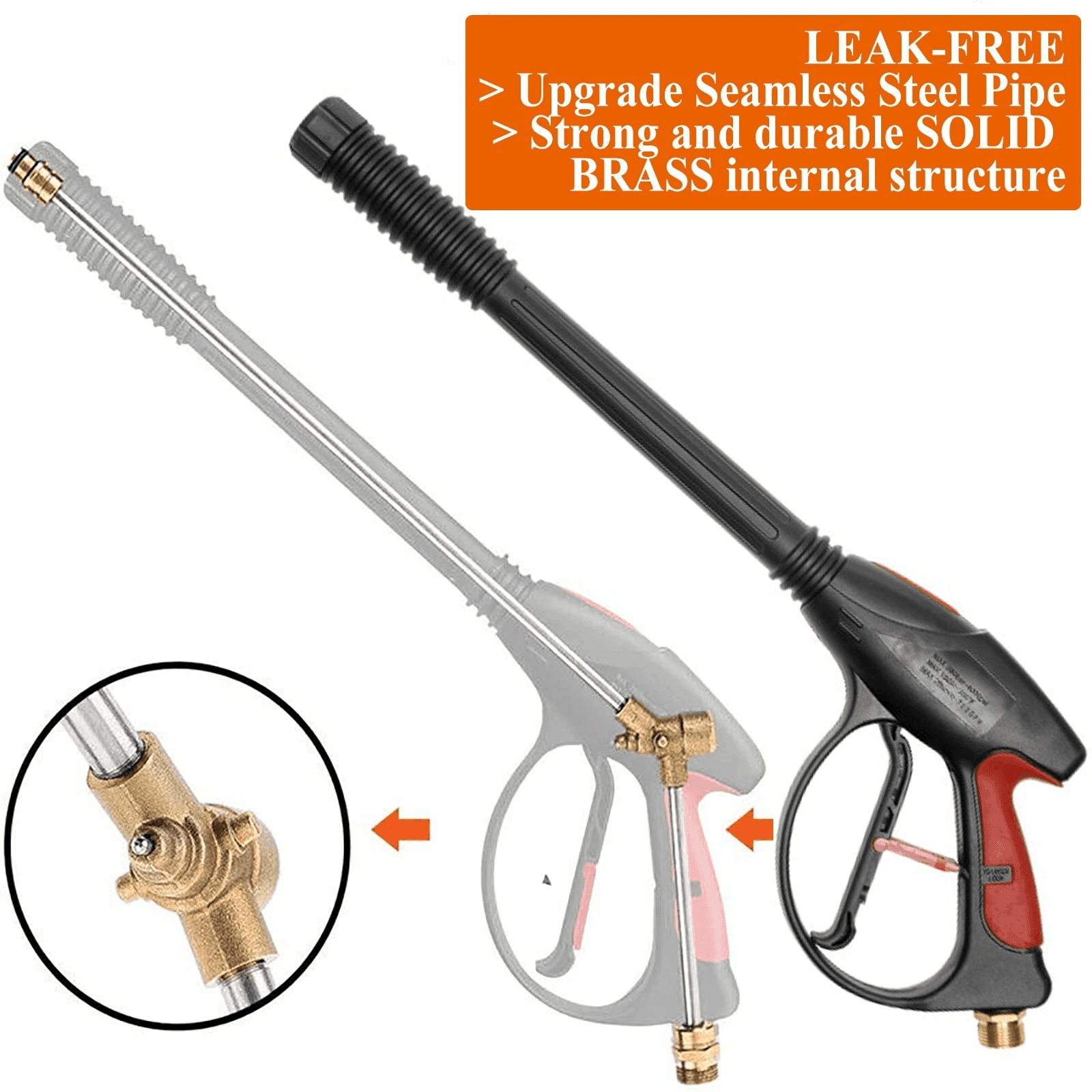 High Pressure Extension Power Washer Gun Kit image 6