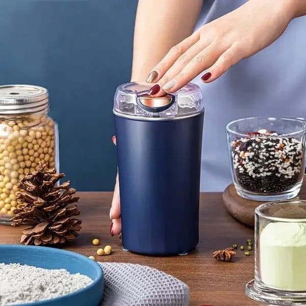 Portable Electric Grinder, Fast Grinding Coffee & Seasoning Crusher Grinder