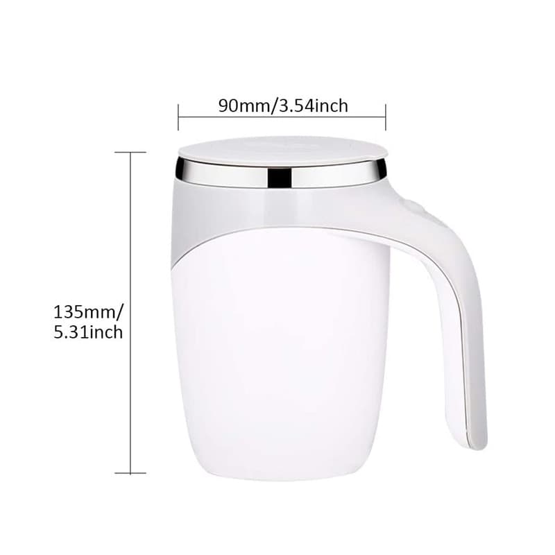 Rechargeable Automatic Coffee Cup: Portable Electric Stainless Steel Mug with Magnetic Stirring - Perfect for Home Use image 9