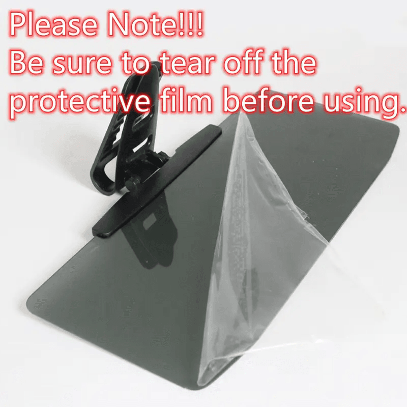 Car Anti Glare Mirror Sun Visor, Anti UV Strong Light Vehicle Sunshade image 9