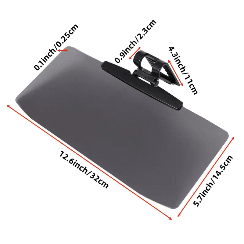 Car Anti Glare Mirror Sun Visor, Anti UV Strong Light Vehicle Sunshade image 10