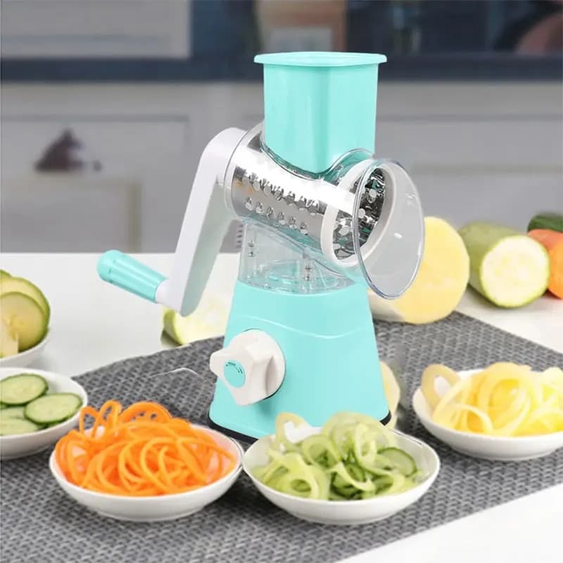 Multifunctional Hand Crank Vegetable Cutter & Grater image 2