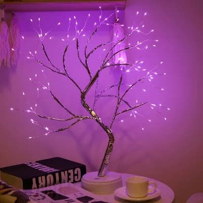 LED Mini Christmas Tree Night Light: Home Decoration image 8