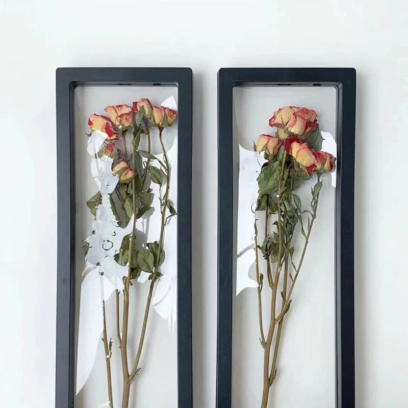 Dried Flower Frame Storage Box: Transparent Display Picture Frame for Jewelry & Home Wall Decoration image 3