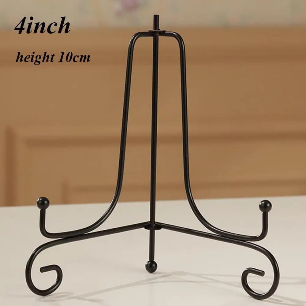 Fashion Clear Plastic Plate Display Stand: Easel Holder for Photo Frames - 3/5/7/9inch Size Options image 11
