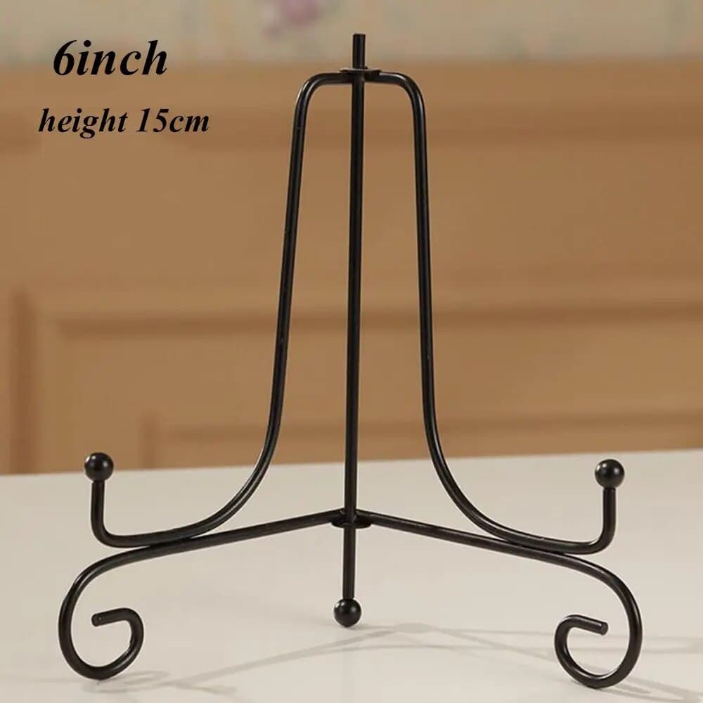 Fashion Clear Plastic Plate Display Stand: Easel Holder for Photo Frames - 3/5/7/9inch Size Options image 12