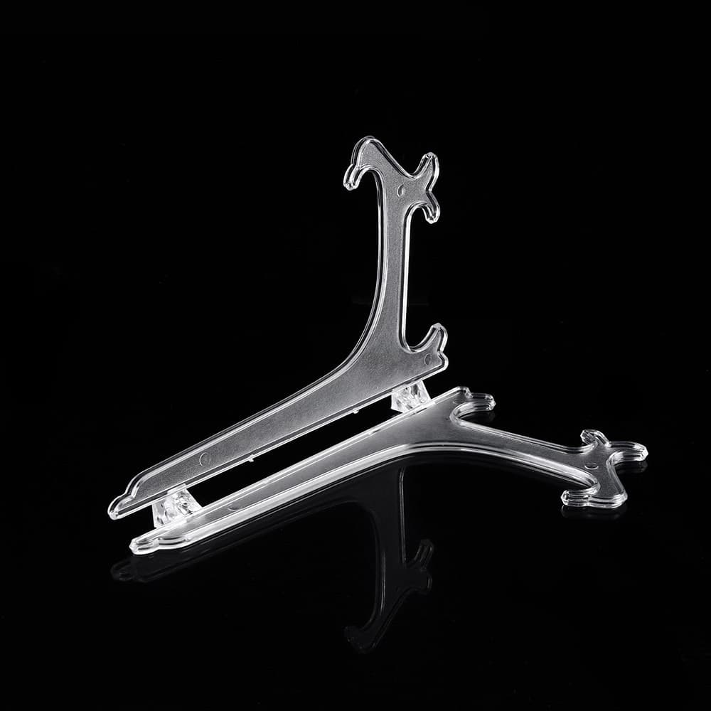 Fashion Clear Plastic Plate Display Stand: Easel Holder for Photo Frames - 3/5/7/9inch Size Options image 5