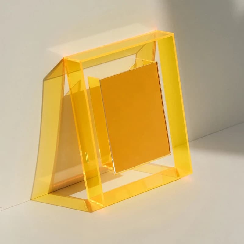 5 Inch Transparent Acrylic Photo Frame Box: Picture Display Stand for Office Home Desktop Decoration image 8