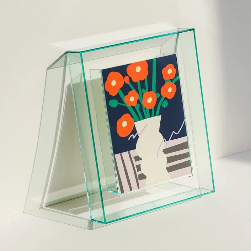 5 Inch Transparent Acrylic Photo Frame Box: Picture Display Stand for Office Home Desktop Decoration image 9