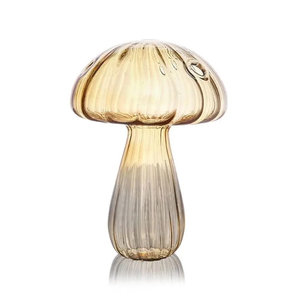 Glass Vase Mushroom Shape: Transparent Hydroponic Aromatherapy Bottle for Flower Table Decoration - Creative Home Access image 10