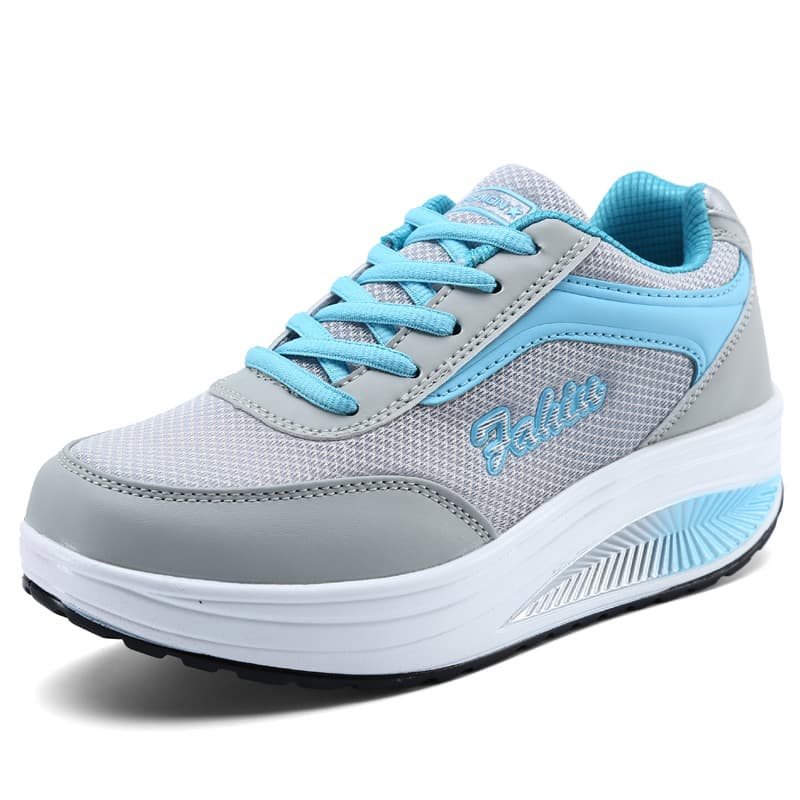Fashion Women Sneakers Shoes, Comfortable Women Vulcanized Shoes, High Quality Flats Shoes Blatform Walking image 6