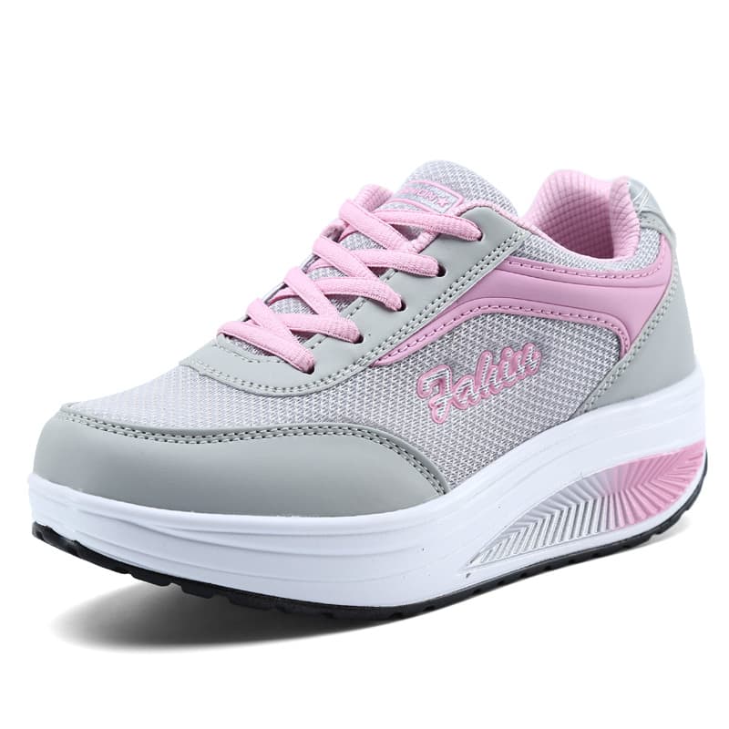Fashion Women Sneakers Shoes, Comfortable Women Vulcanized Shoes, High Quality Flats Shoes Blatform Walking image 8