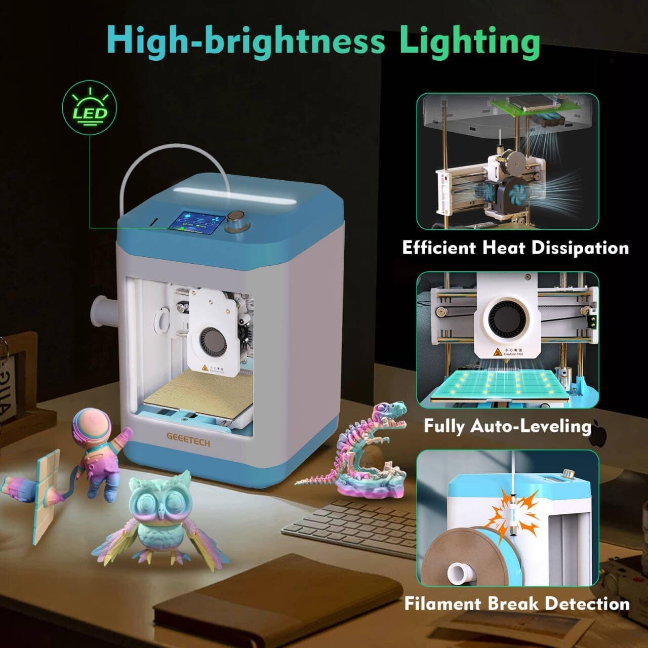 3D Printer for Kids and Beginners, Fully Open Source, High Speed image 2