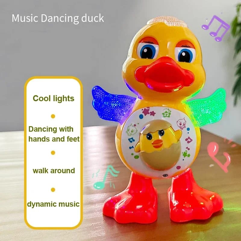 Interactive Dancing Duck, Flashing Light, Shaking Body & Musical Fun – Adorable Electric Toy for Children & Toddlers image 5