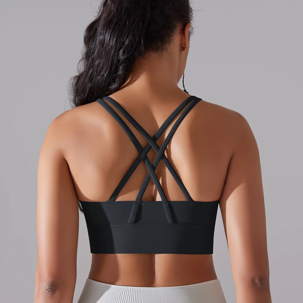 Women's High Impact Cross Back Support Bra, Sports Bras for Yoga, Gym, Fitness Workout, Gift for Fitness Lovers image 4