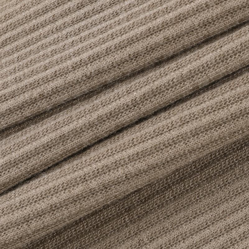 Women's Ribbed Cotton Knit Leggings, Female Stretch Skinny Leggings image 5
