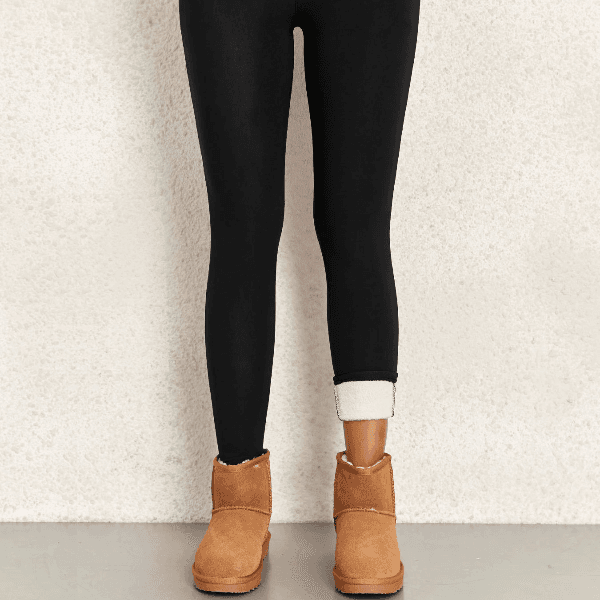 Womens Fleece Lined Leggings with Pockets Warm Winter Thermal Pants image 6