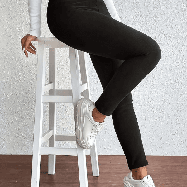 Warm Winter Leggings for Women, Thermal Casual Stretchy Leggings, Comfortable Lamb Fleece Soft Pants