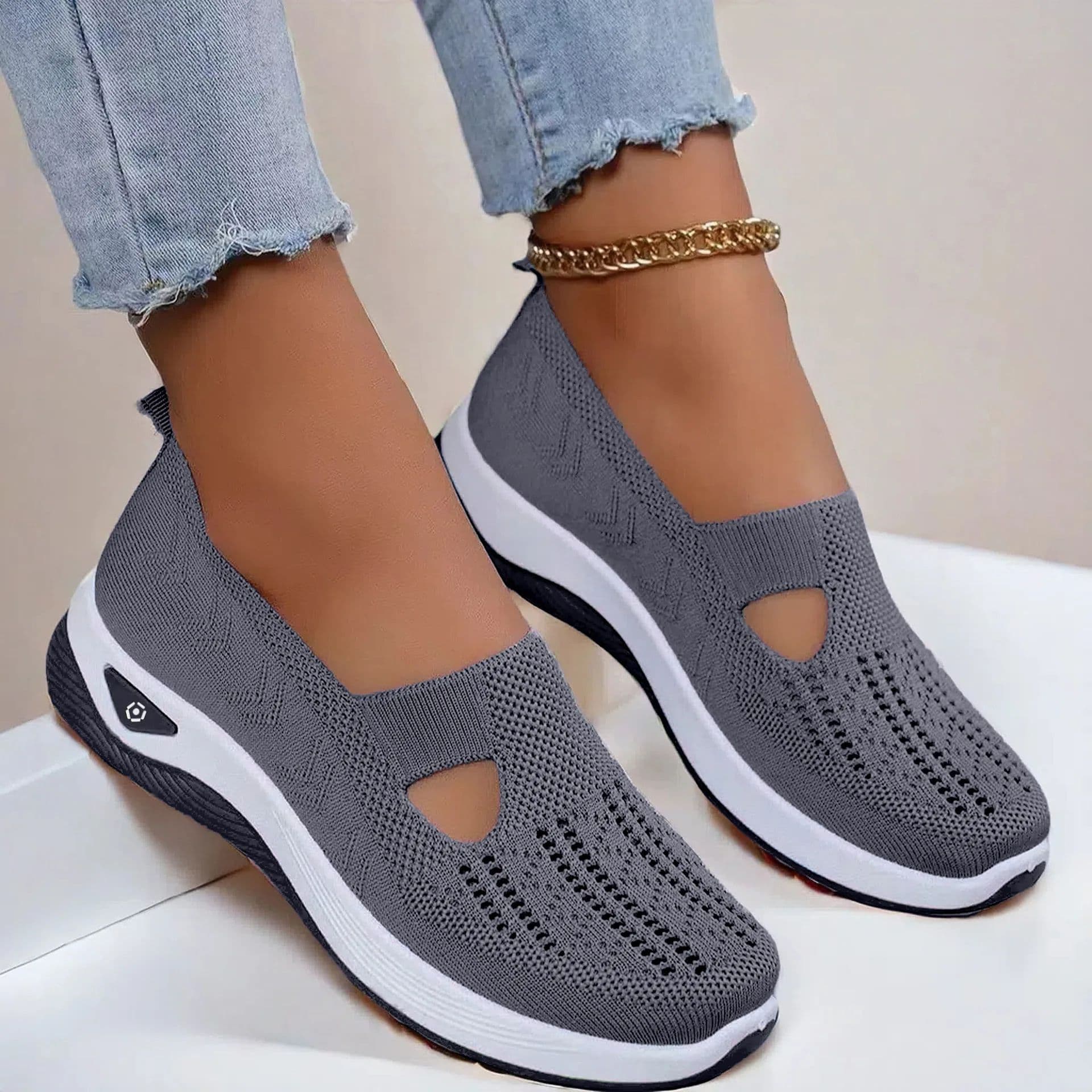 Non-Slip Shoes for Elderly Women Designed for Stability, Soft Sole Walking Flats for Daily Use image 7