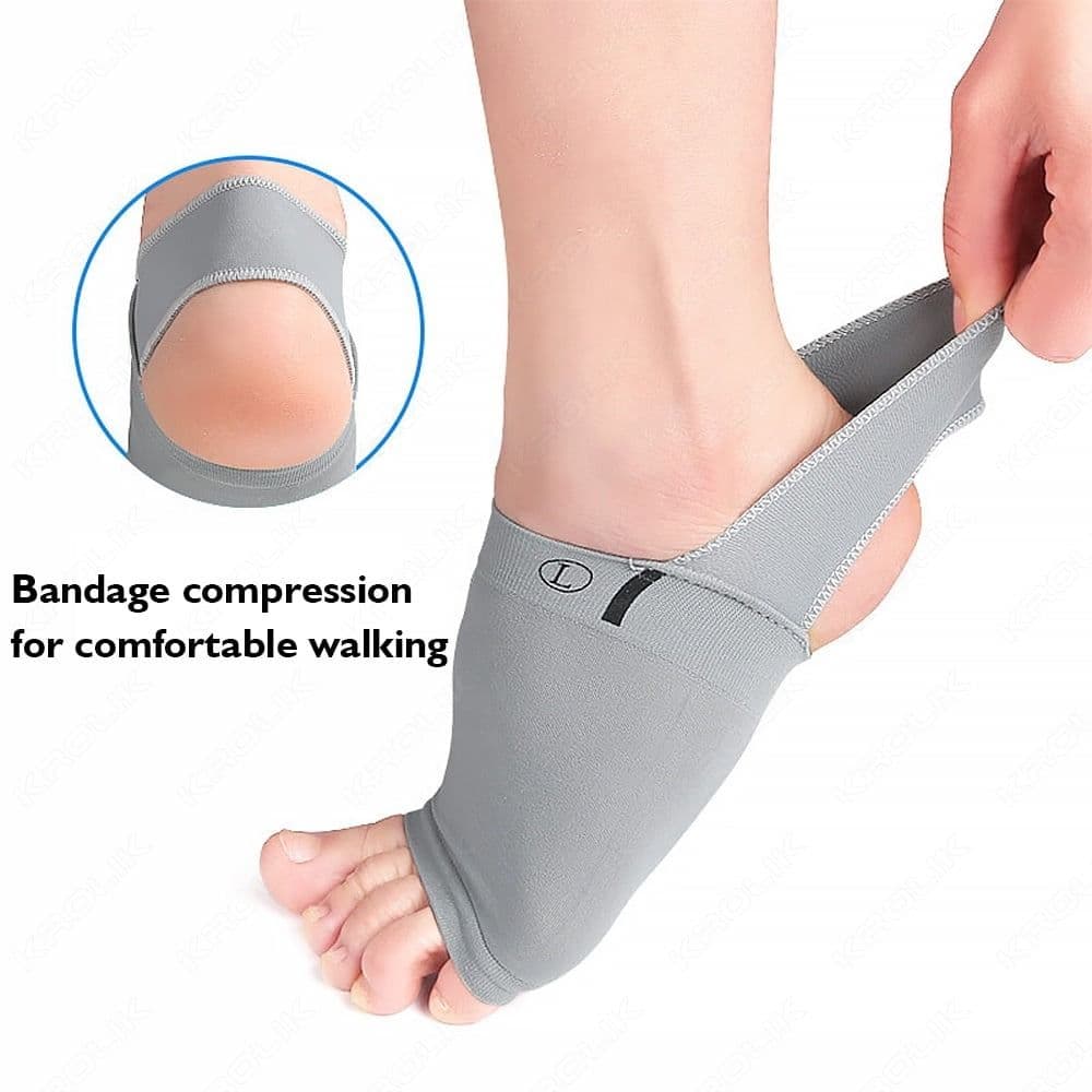 Metatarsal Compression Brace, 1 Pair of Arch Support Sleeves, Flat Foot Support, Plantar Fasciitis image 3