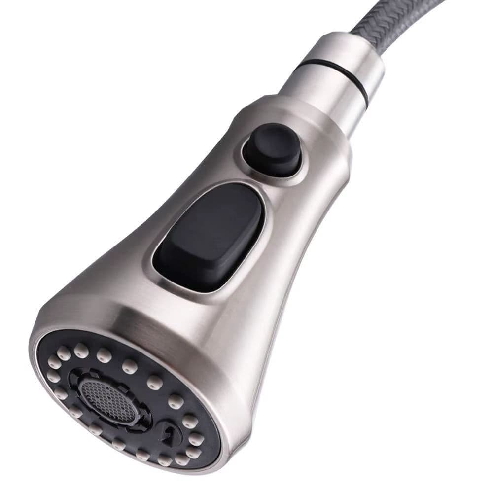 Universal Pull Down Spray Head Kitchen Faucet Part Compatible with Moen, Delta, Kohler, Chrome Replacement Spray image 8