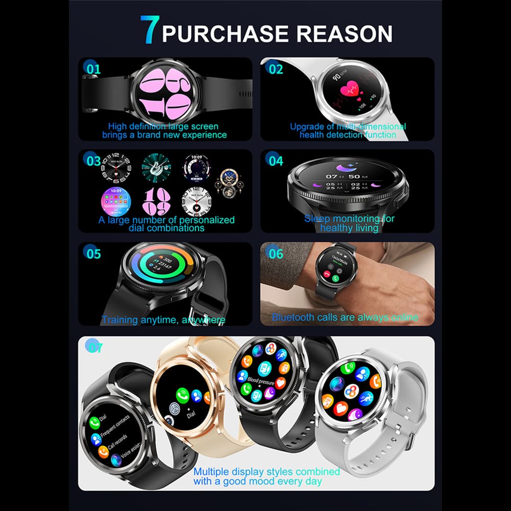 Galaxy Watch 6 GPS Smartwatch for Men with AMOLED Display and 100+ Sport Modes image 4