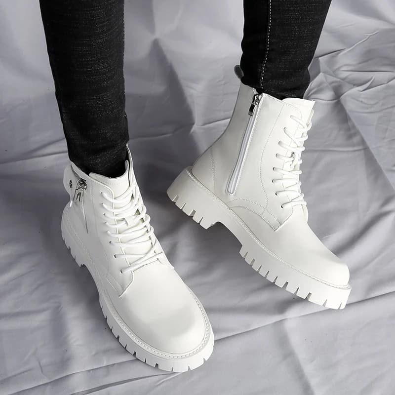 High Quality Mens Chelsea Boots, Luxury Leather, English Style, Thick Sole, Famous Casual Shoes image 2