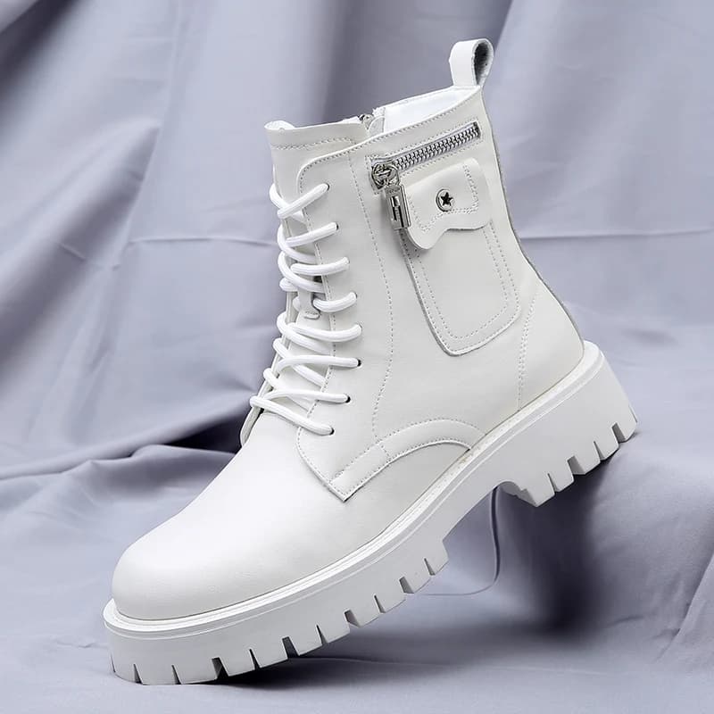 High Quality Mens Chelsea Boots, Luxury Leather, English Style, Thick Sole, Famous Casual Shoes
