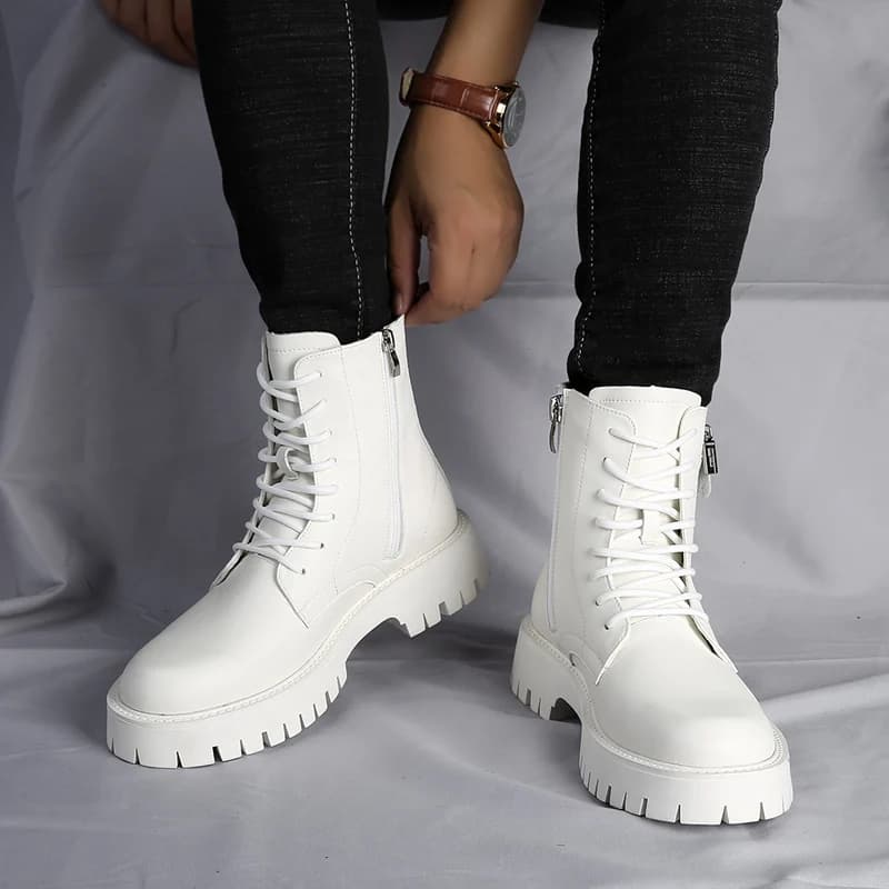 High Quality Mens Chelsea Boots, Luxury Leather, English Style, Thick Sole, Famous Casual Shoes image 5
