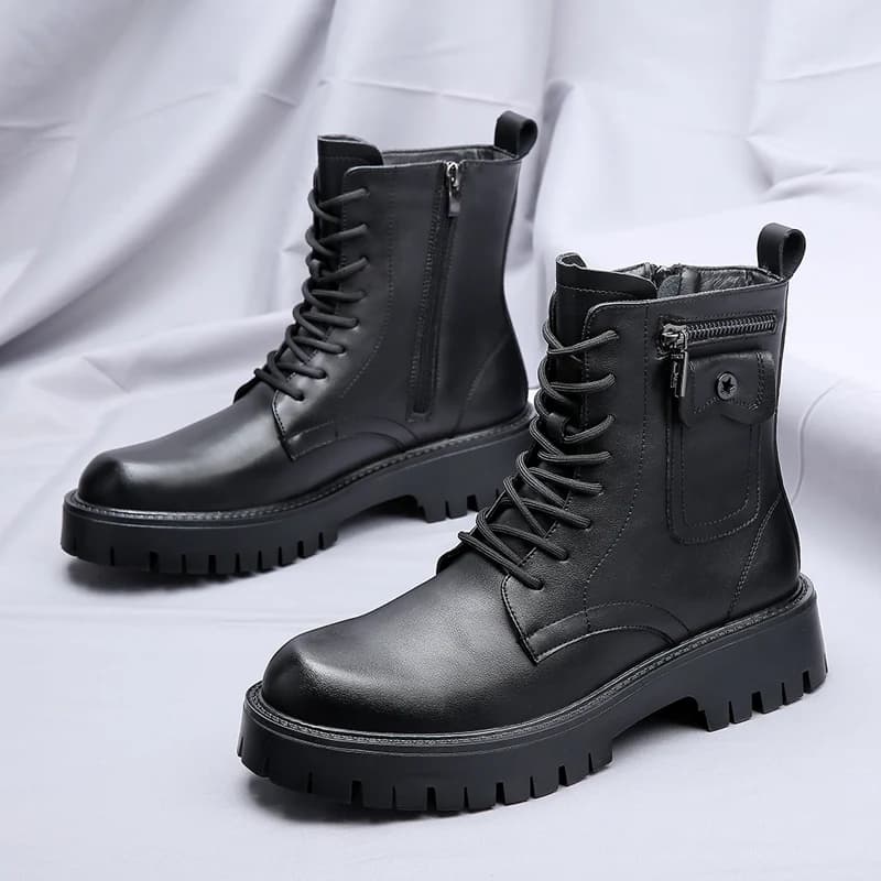 High Quality Mens Chelsea Boots, Luxury Leather, English Style, Thick Sole, Famous Casual Shoes image 8