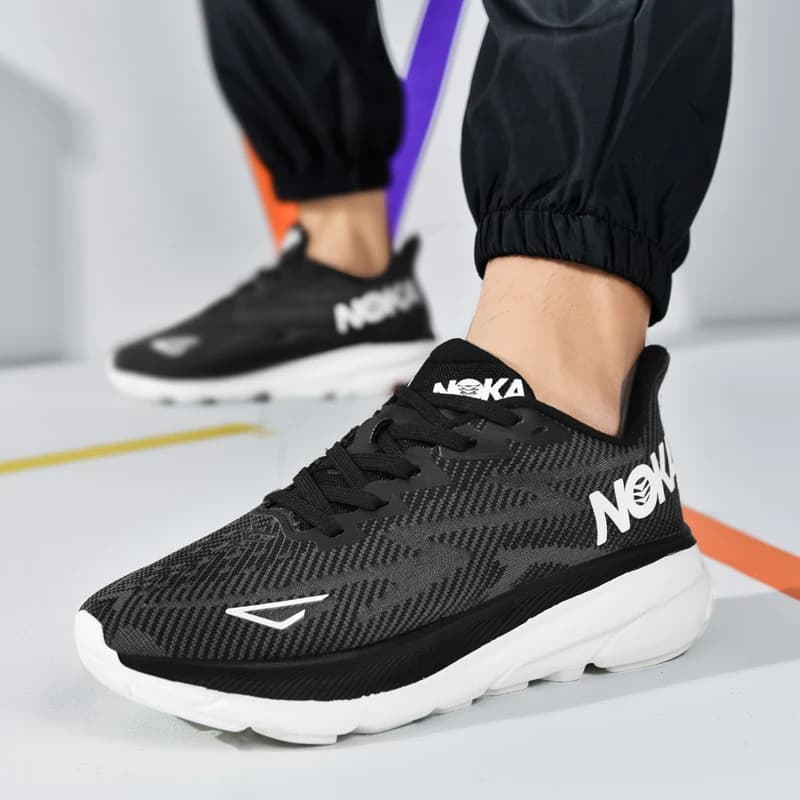 Luxury Men's Running Shoes, Non-Slip, Breathable Mesh with Cushioning Support for Outdoor Activities image 4