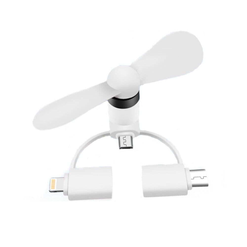 Portable USB Phone Fan Attachment for iPhone & Android – Silent Mini Cell Phone Fan image 3