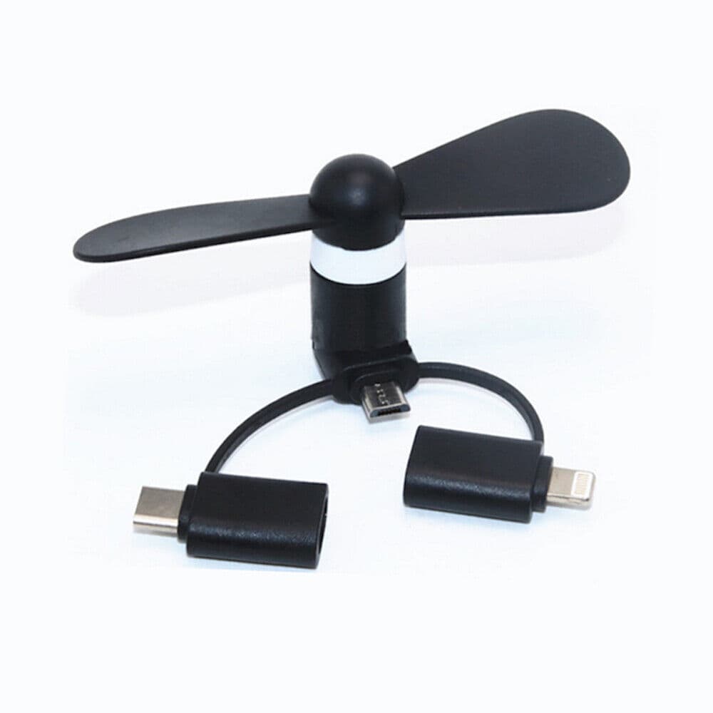 Portable USB Phone Fan Attachment for iPhone & Android – Silent Mini Cell Phone Fan image 6