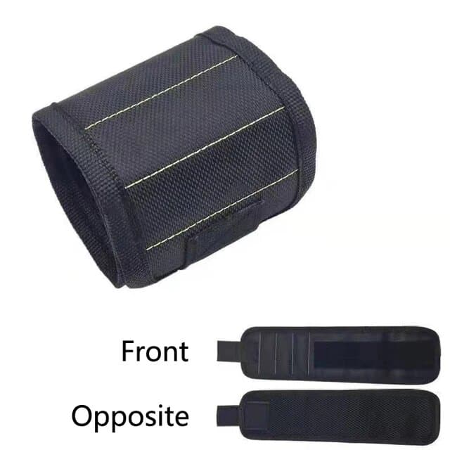 Handyman Magnetic Wristband with Pocket for Holding Screws image 2
