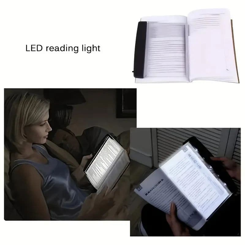 Creative LED Book Light, Flat Panel Night Vision Light for Eye Protection and Comfort image 7