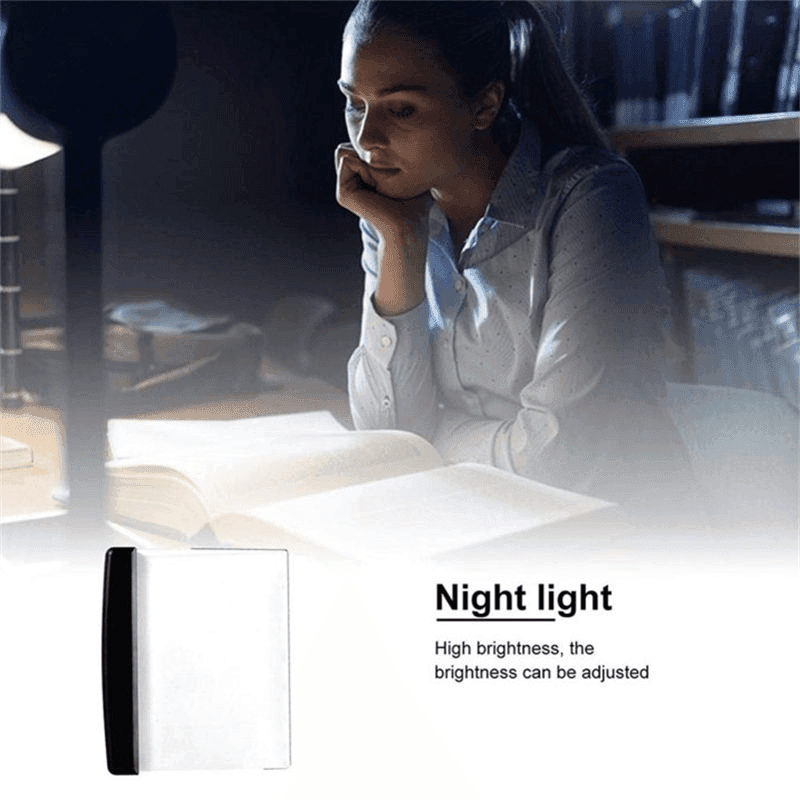 Creative LED Book Light, Flat Panel Night Vision Light for Eye Protection and Comfort image 5